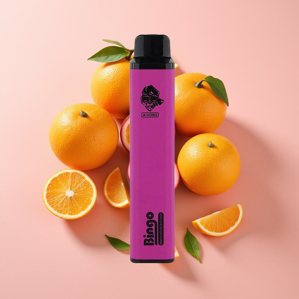 Aivono AIM BINGO 4000 Puff 1000mAh 10mL Portakal Çarkıfelek Guava