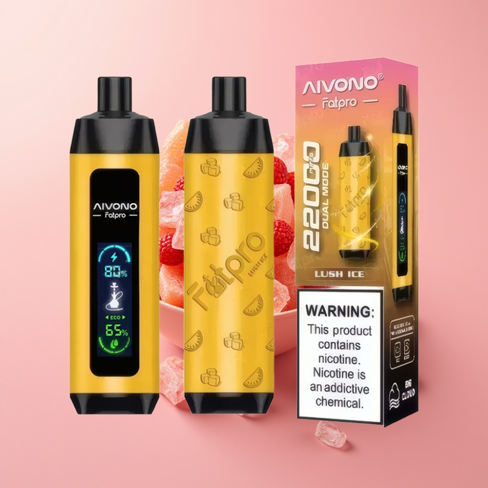 Aivono Aim Fatpro 22000 Puff 28ml %5 Nikotin 600mAh 0.6ohm Kafes Lüsh Buz