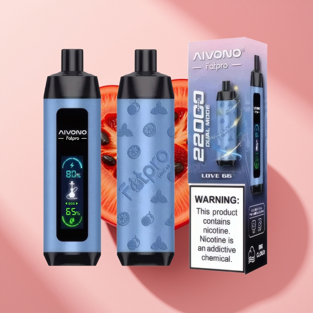 Aivono Aim Fatpro 22000 Puff %5 Nikotin 28ml Aşk 66