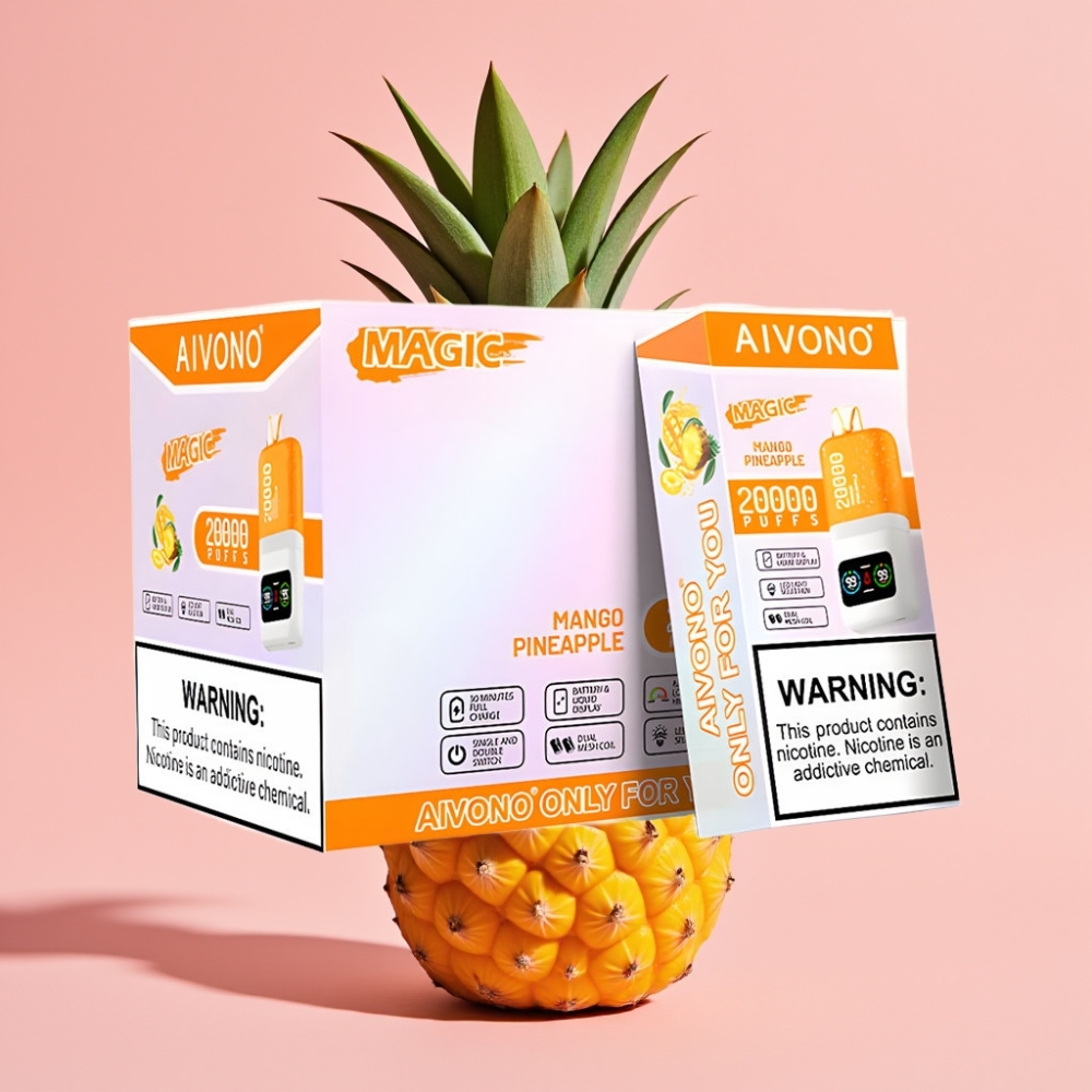 Aivono Aim Magic 20000 Puff 26ml Dual Mesh LCD Type-C 600mAh Mango Ananas