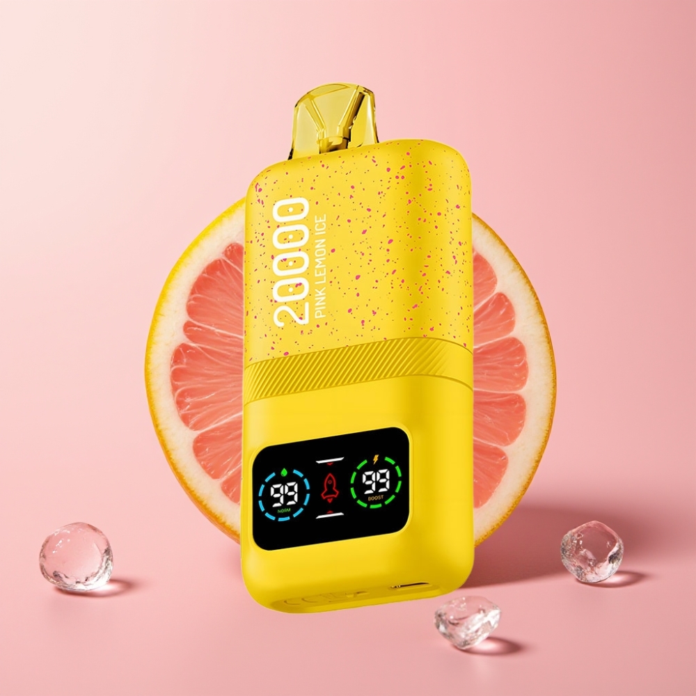 Aivono Aim Magic 20000 Puff 26ml LCD Tip-Şarj Pembe Limon Buz