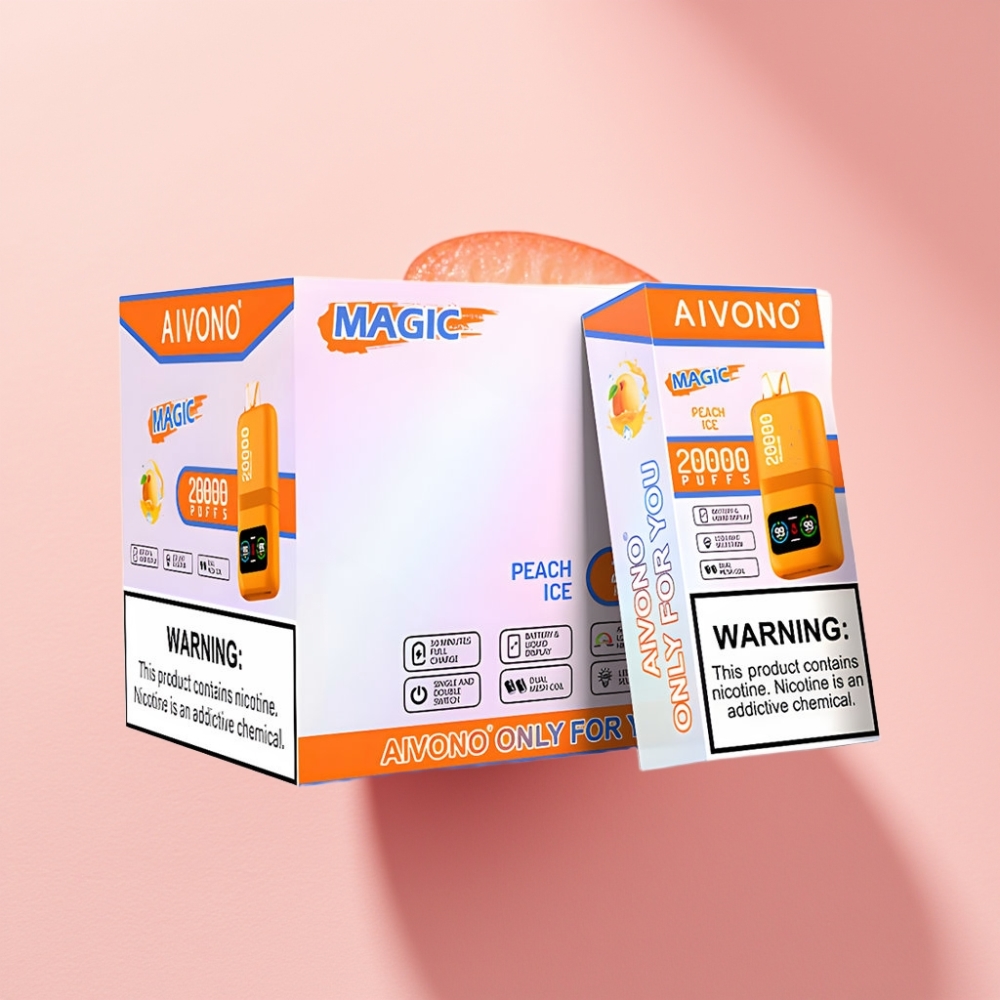 Aivono Aim Magic 20000 Puff 26ml Şeftali Buz Tip-C Şarj