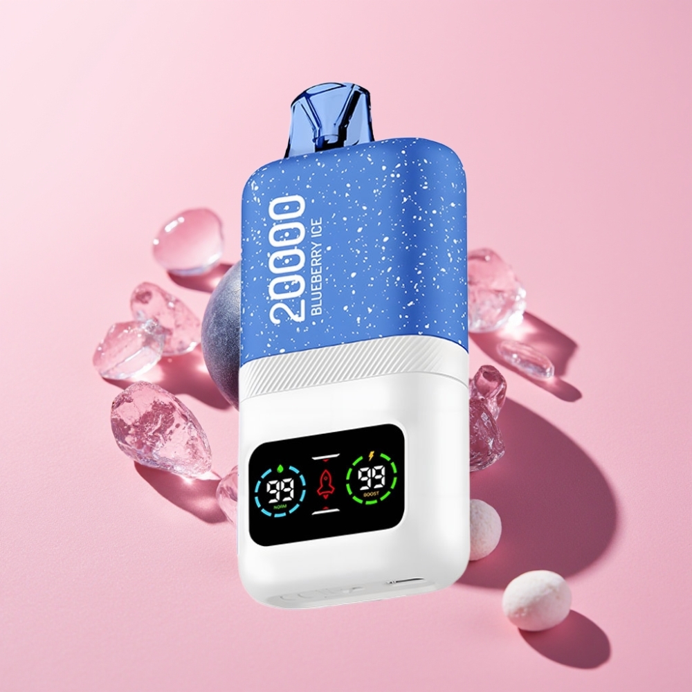 Aivono Aim Magic 20000 Puff 26ml Çift Mesh LCD Şarjlı Yaban Mersini Buz
