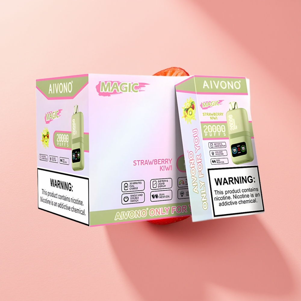 Aivono Aim Magic 20000 Puff 26ml Çilek Kivi Tip-C Şarj