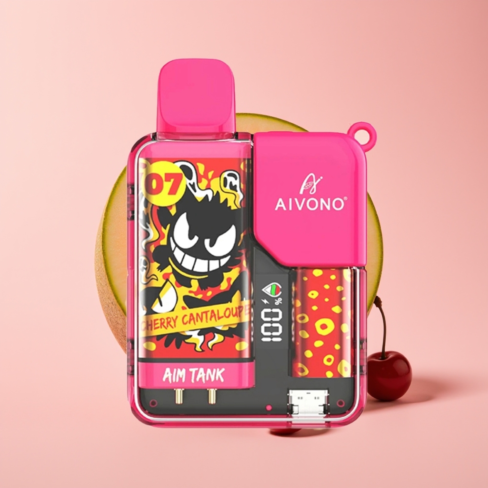Aivono AIM-TANK 9500 Puff 18ml 650mAh LCD Kiraz Kavun