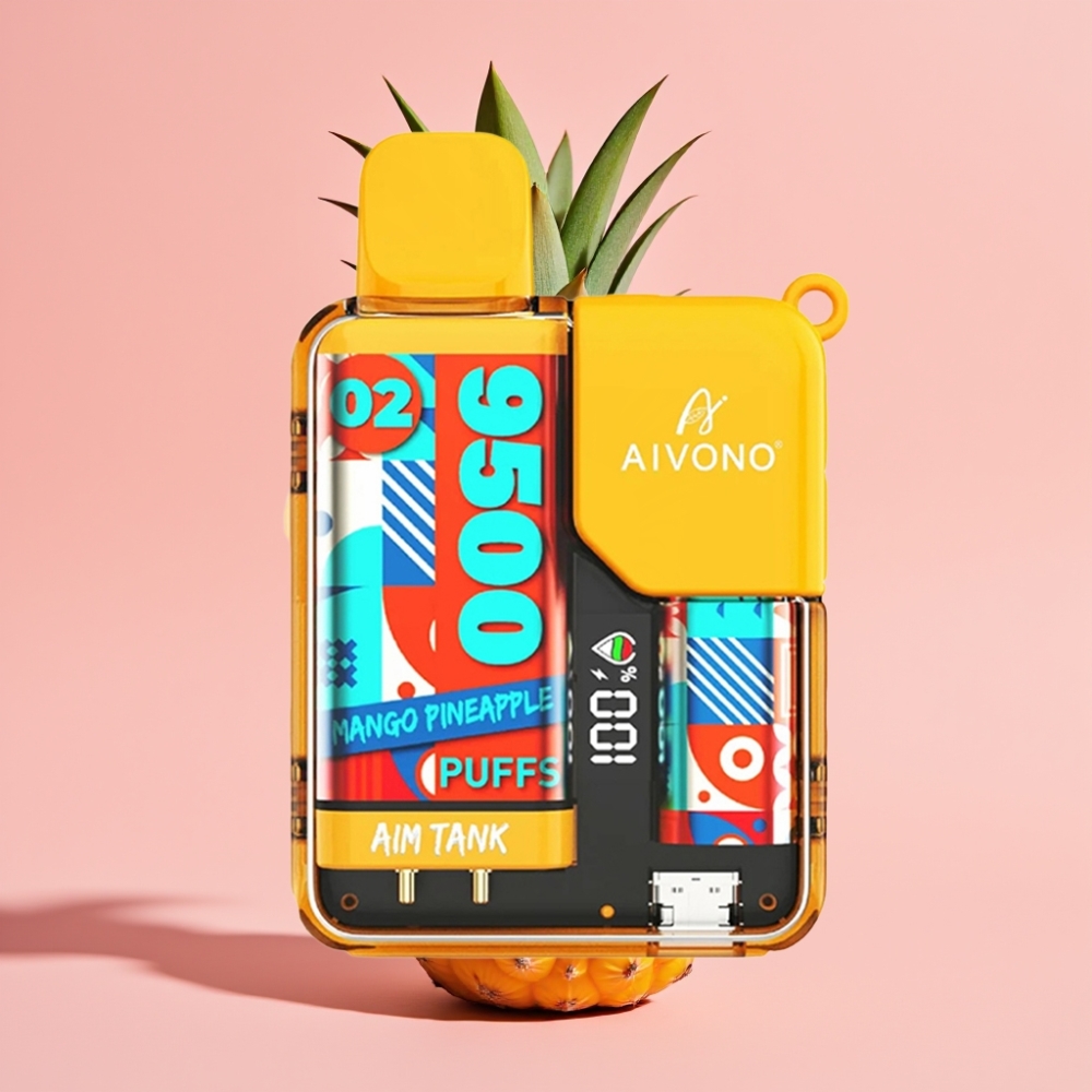 Aivono AIM-TANK 9500 Puff 18ml 650mAh LCD Mango Ananas