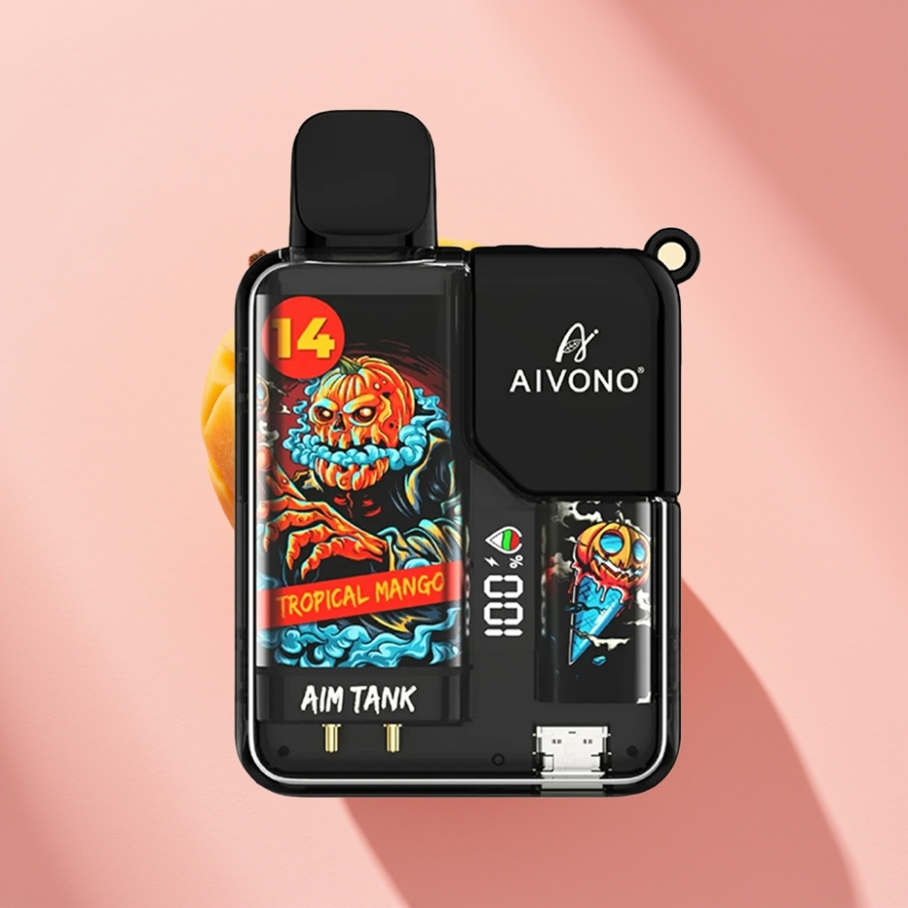Aivono AIM-TANK 9500 Puff 650mAh LCD Tropikal Mango