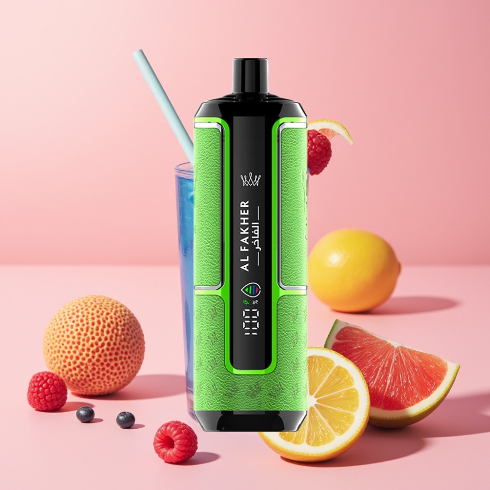 Al Fakher Crown Bar 15K Hypermax 22ml 600mAh Mavi Ahududu Limonata