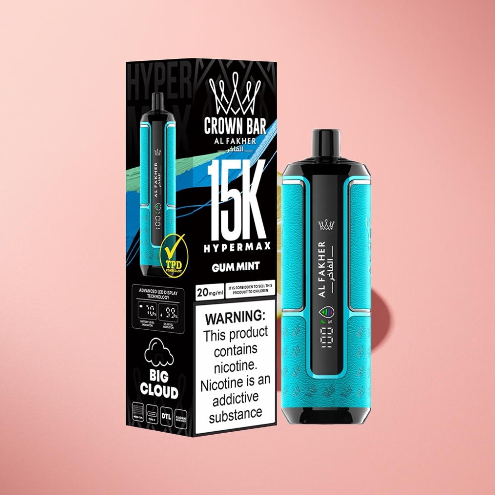 Al Fakher Crown Bar 15K Hypermax 22ml 600mAh Sakız Naneli