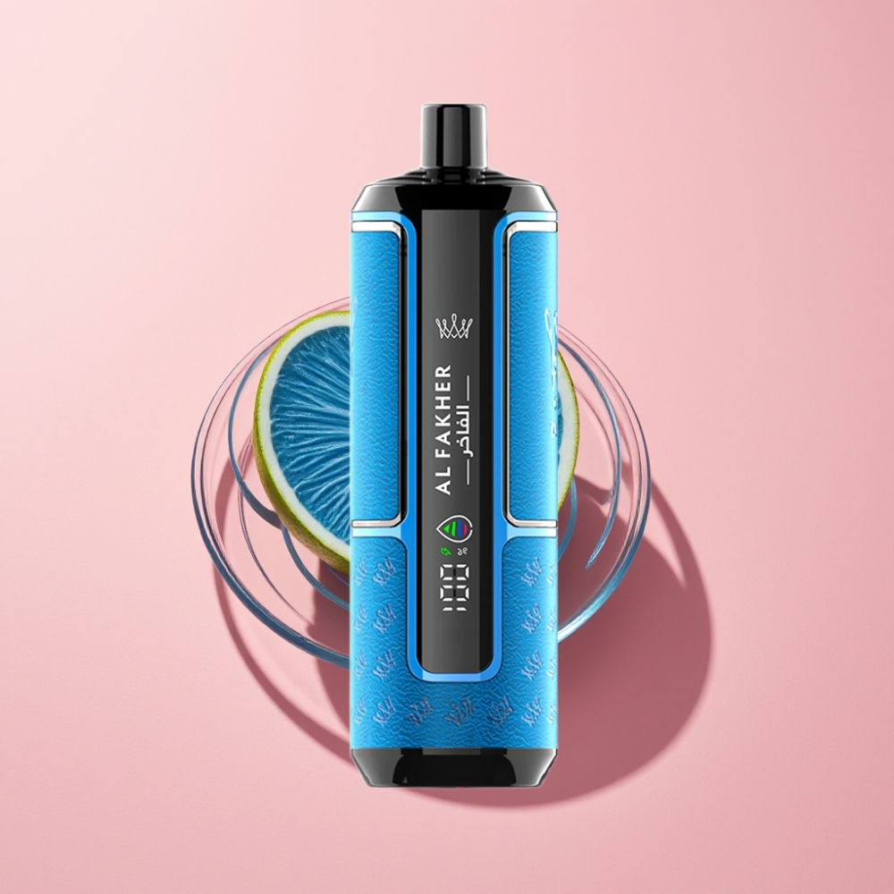 Al Fakher Crown Bar 15K Hypermax 22ml 600mAh Type-C Mavi Okyanus