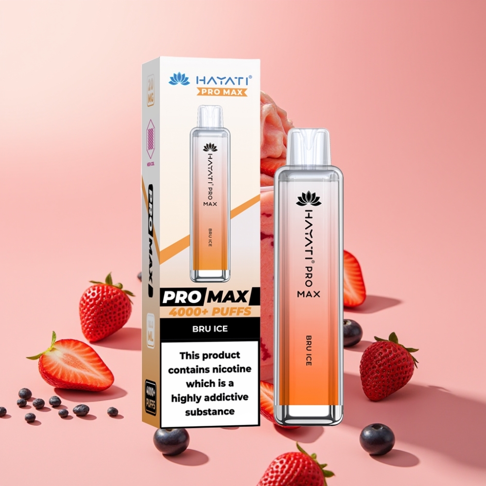 Hayati Pro Max 4000 Puff 1400mAh Şarj Edilebilir Bru Buz