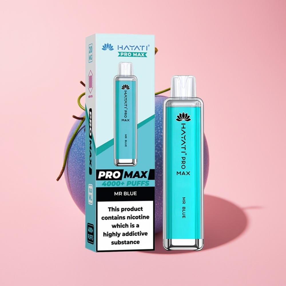 Hayati Pro Max 4000 Puff Şarj Edilebilir 1400mAh Bay Mavi