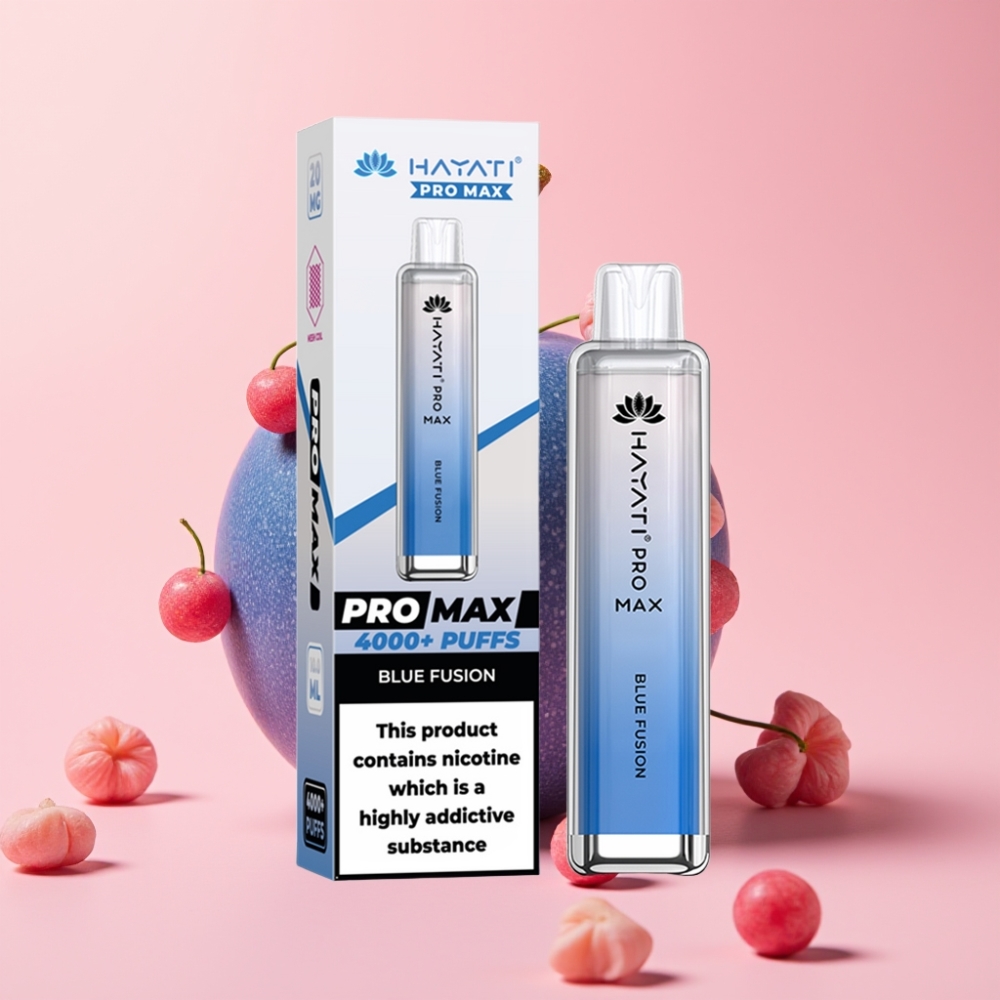Hayati Pro Max 4000 Puff Şarj Edilebilir 1400mAh Mavi Füzyon