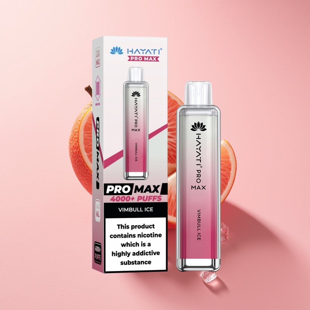 Hayati Pro Max 4000 Puff Şarj Edilebilir 1400mAh Vimbull Buz