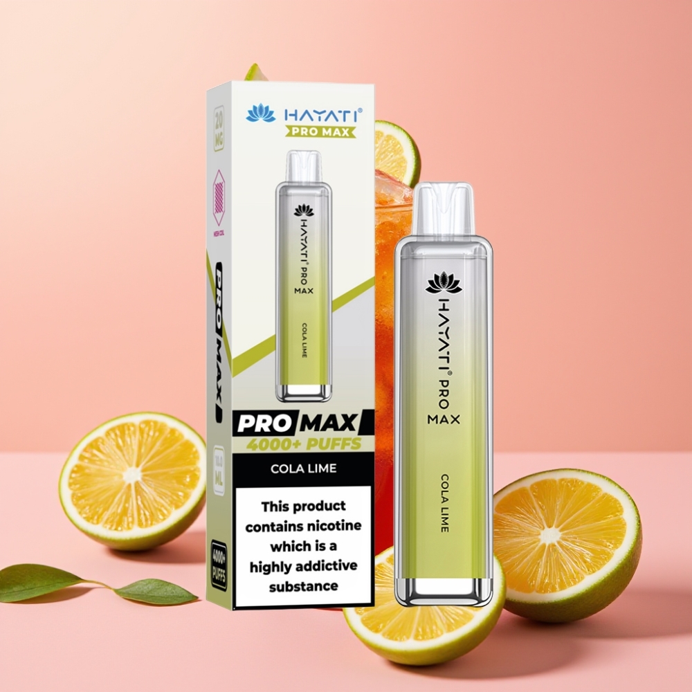 Hayati Pro Max 4000 Puff Şarjlı Crystal Kola-Lime