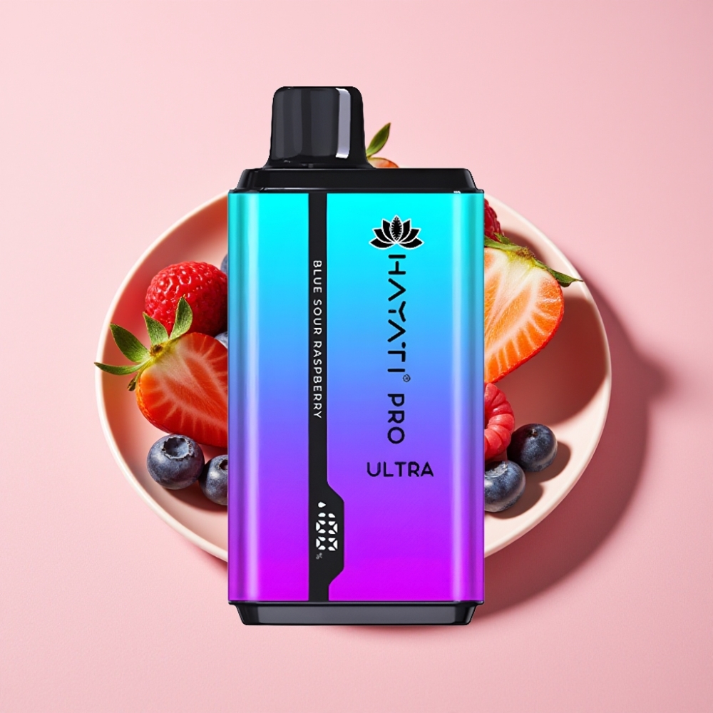 Hayati Pro Ultra 15000 Puff 850mAh 24ml 2% Yabanmersini Ahududu Nane