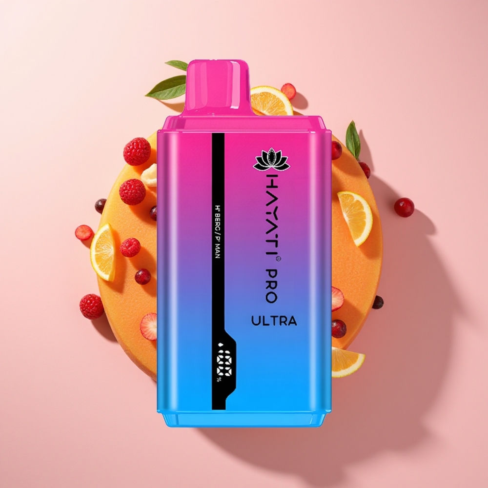 Hayati Pro Ultra 15000 Puff 850mAh 2×12ml 2% 49 Aroma H' Berg Adam