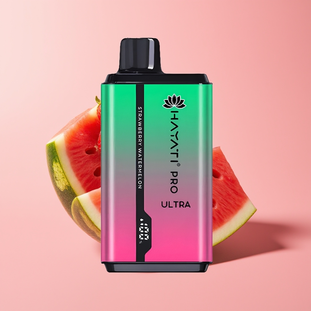 Hayati Pro Ultra 15000 Puff 850mAh 2×12ml 2% 49 Aroma Çilek Karpuz