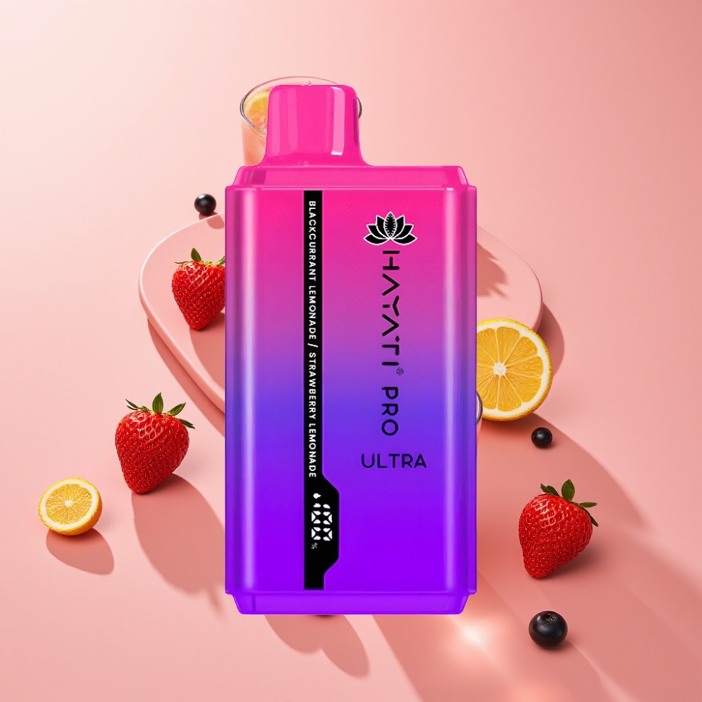 Hayati Pro Ultra 15000 Puff 850mAh 2×12ml 2% 49 Aromalı Frenküzümü Limonata Çilek Limonata