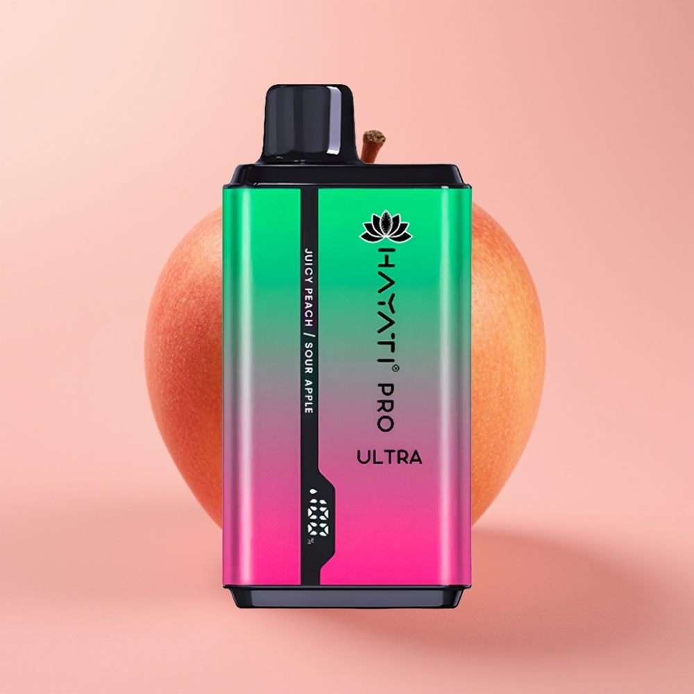 Hayati Pro Ultra 15000 Puff 850mAh 2×12ml 2% Ekşi Elma Şeftali