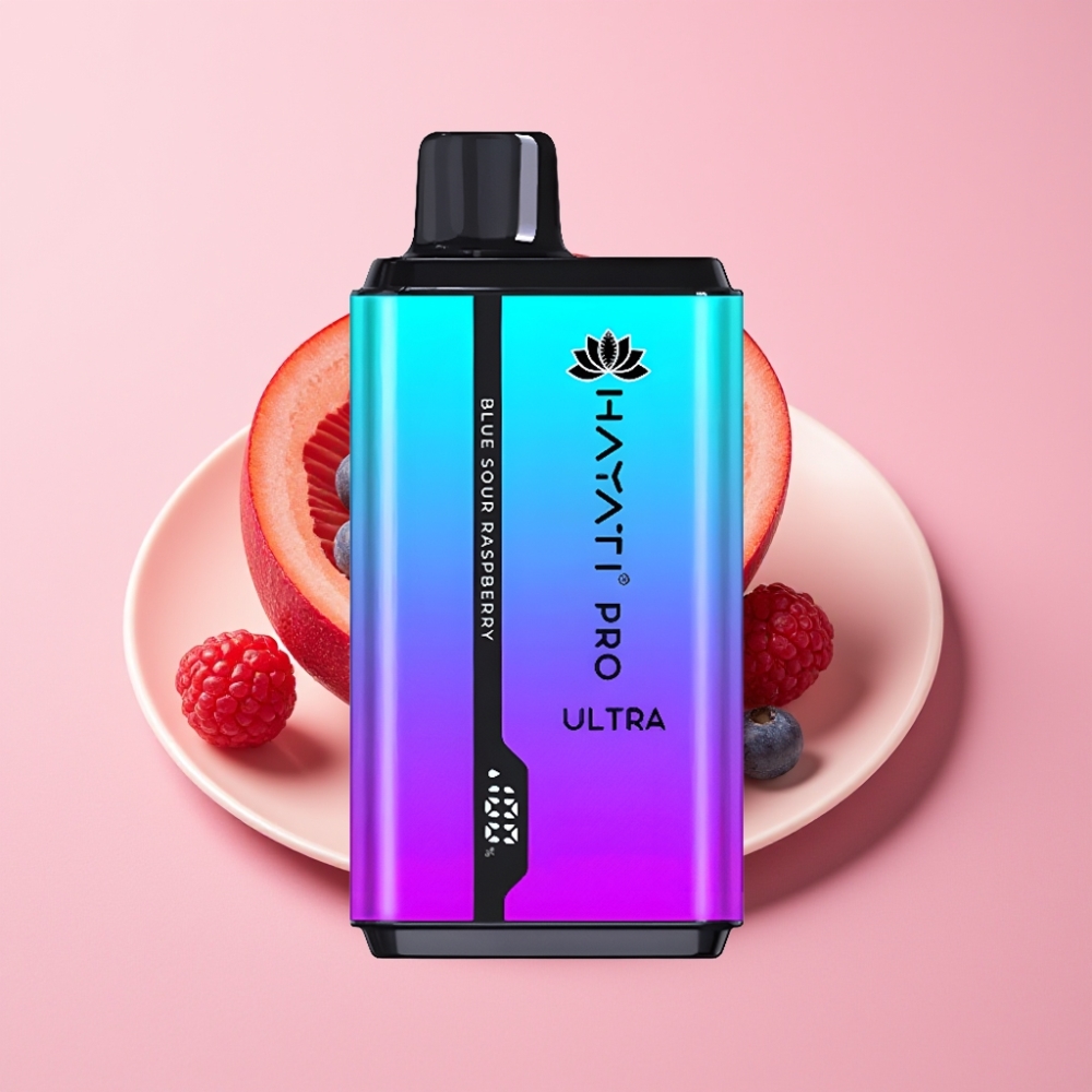 Hayati Pro Ultra 15000 Puff 850mAh 2×12ml 2% Mavi Ekşi Ahududu