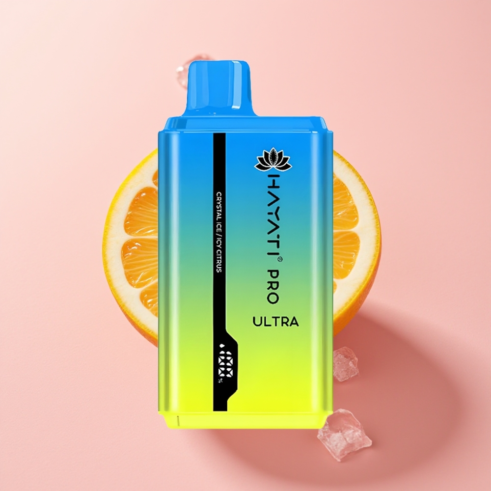 Hayati Pro Ultra 15000 Puff 850mAh 2×12ml %2 Nikotin Crystal Buzlu Narenciye