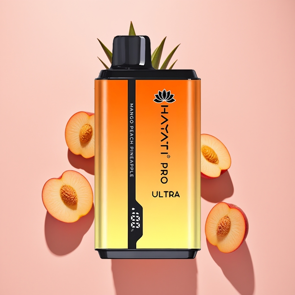 Hayati Pro Ultra 15000 Puff 850mAh 2×12ml %2 Nikotin Mango Şeftali Ananas