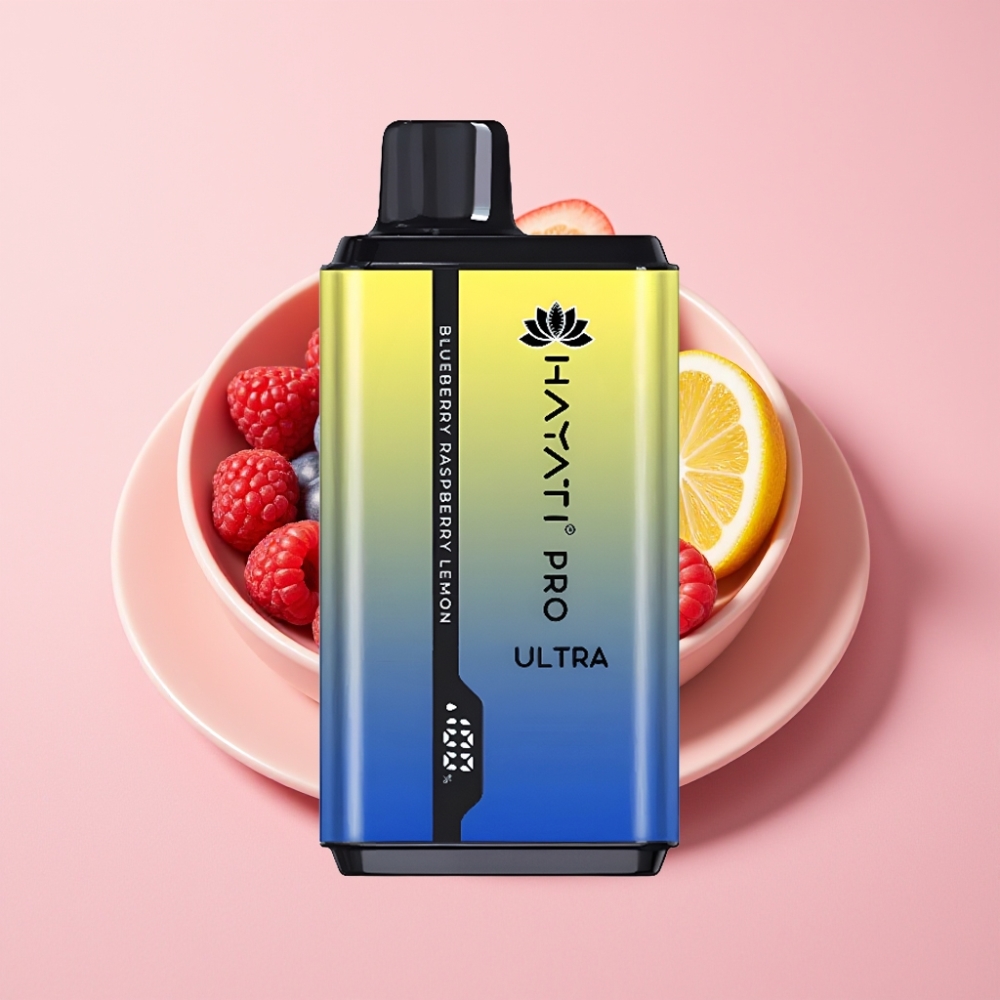 Hayati Pro Ultra 15000 Puff 850mAh 2x12ml 2% 49 Çeşit Böğürtlen Ahududu Limon