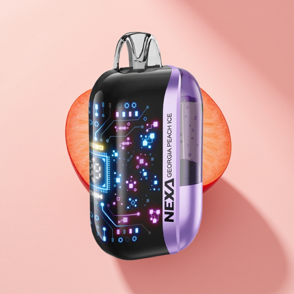 NEXA Ultra 50000 Puff 20ml 5% Nikotin Gürcü Şeftali Buz Tip-C Şarj
