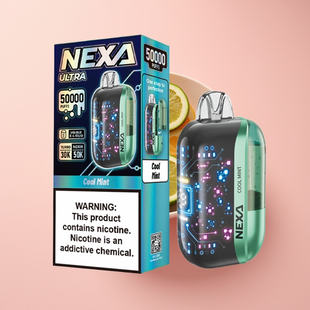 NEXA Ultra 50000 Puff 20ml 5% Nikotin Serin Nane Tip-C Şarj