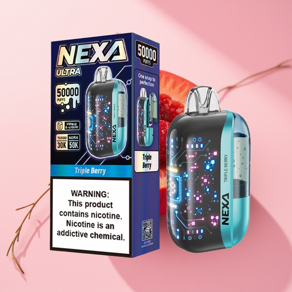 NEXA Ultra 50000 Puff 20ml 5% Nikotin Üçlü Meyve Aromalı