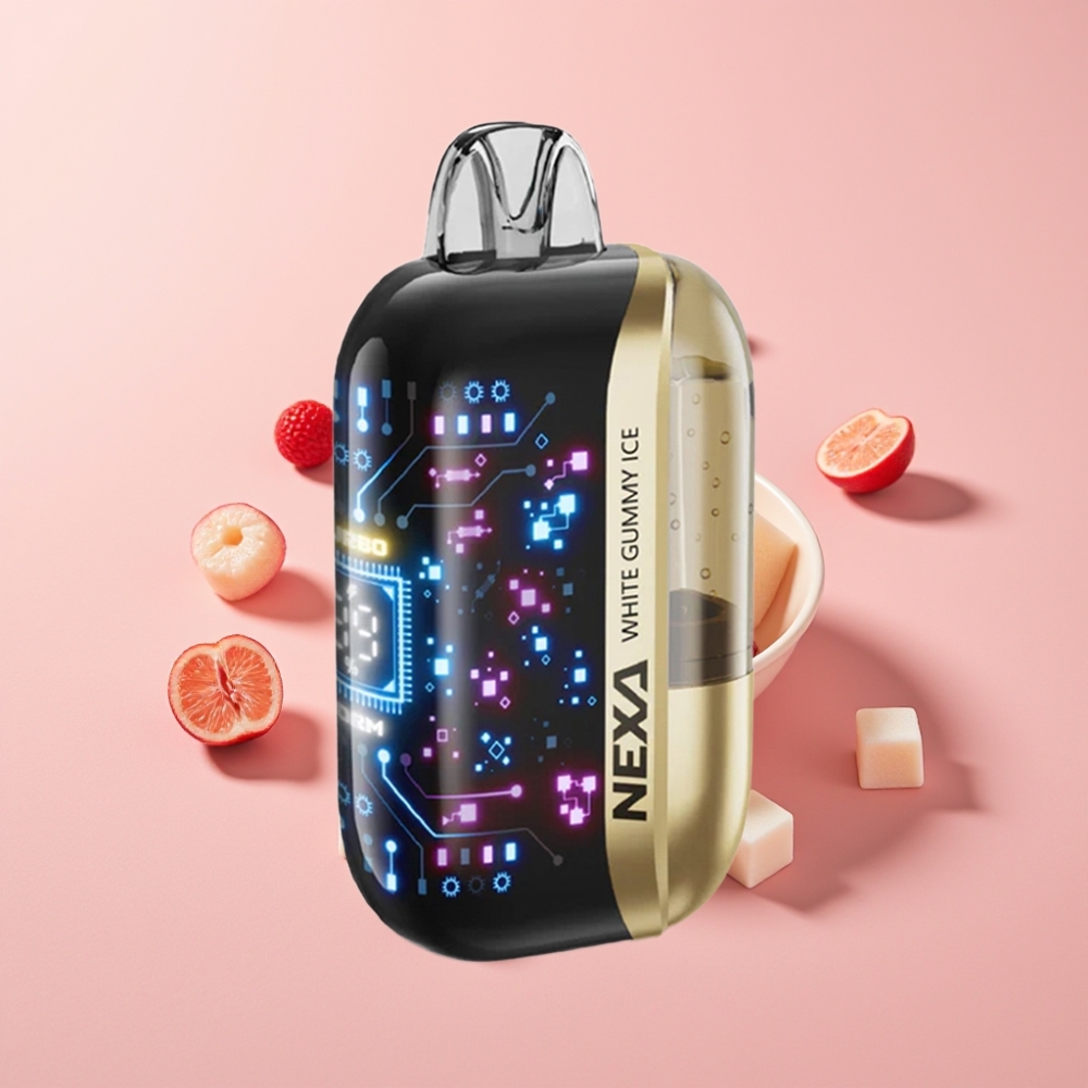 NEXA Ultra 50K 50000 Puff 20ml 800mah 5% Beyaz Sakızlı Dondurma