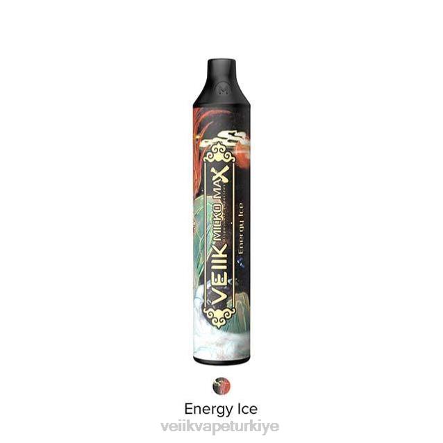 VEIIK Vape Price - VEIIK Micko Max tek kullanımlık vape 1500 puf enerji buz 4282B13