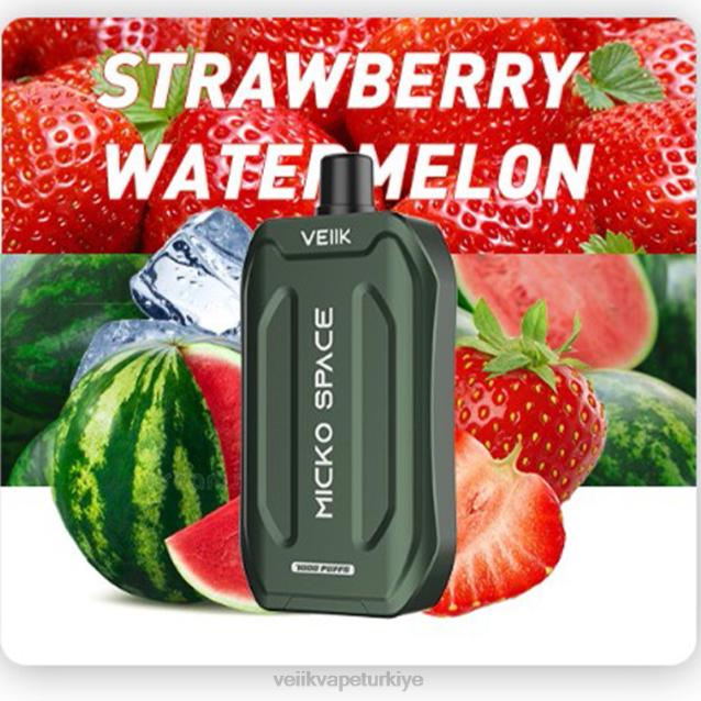 VEIIK Vape Türkiye - VEIIK Micko Space tek kullanımlık vape 7000 puf çilek karpuz 4282B33
