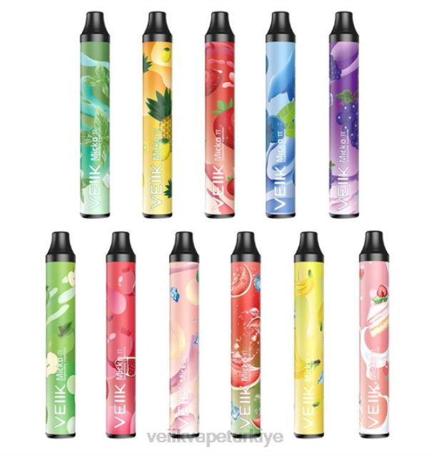 Veıık Elektronik Sigara - VEIIK Micko Pi tek kullanımlık vape 600 puf 500 mah çoklu tatlar 4282B60