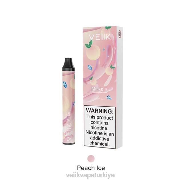 Veıık Elektronik Sigara - VEIIK Micko Pie tek kullanımlık vape 600 puf şeftalili buz 4282B20